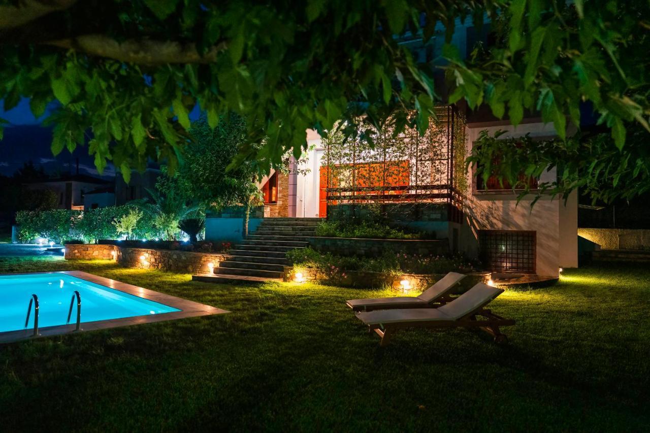 Chariklia'S House With Private Pool Kato Lekhonia Exterior foto